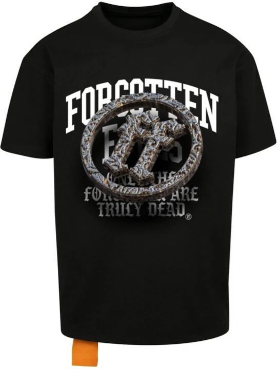 Obrázek produktu Forgotten Faces Tričko 'Engraved'  šedá / černá / bílá