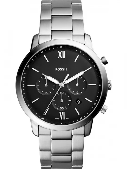 Obrázek produktu FOSSIL Analogové hodinky černá / stříbrná / bílá