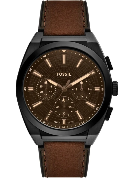 Obrázek produktu FOSSIL Analogové hodinky 'Everett' hnědá / černá
