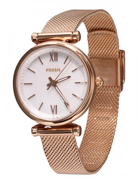 Obrázek produktu FOSSIL Analogové hodinky růžově zlatá / bílá