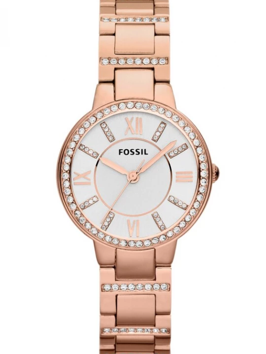 Obrázek produktu FOSSIL Analogové hodinky 'Virginia'  růžově zlatá