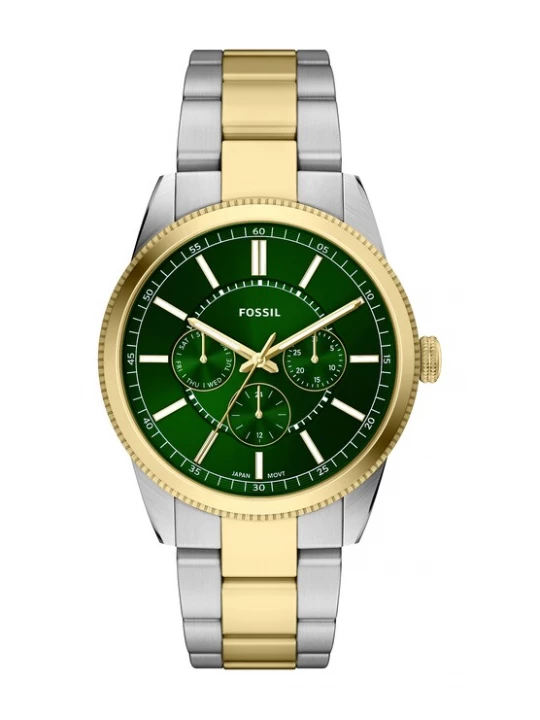Obrázek produktu FOSSIL Analogové hodinky zlatá / tmavě zelená / stříbrná