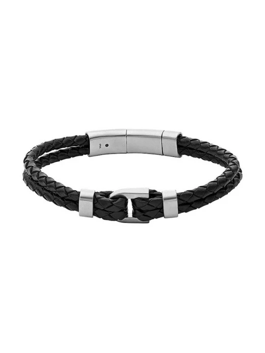 Obrázek produktu Fossil Kožený náramek Fossil černá