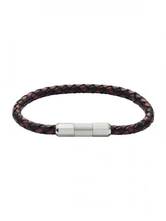 Obrázek produktu FOSSIL Náramek 'KNOX' černá / stříbrná
