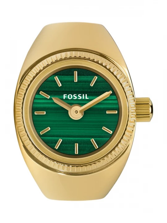 Obrázek produktu FOSSIL Prsten zlatá / smaragdová