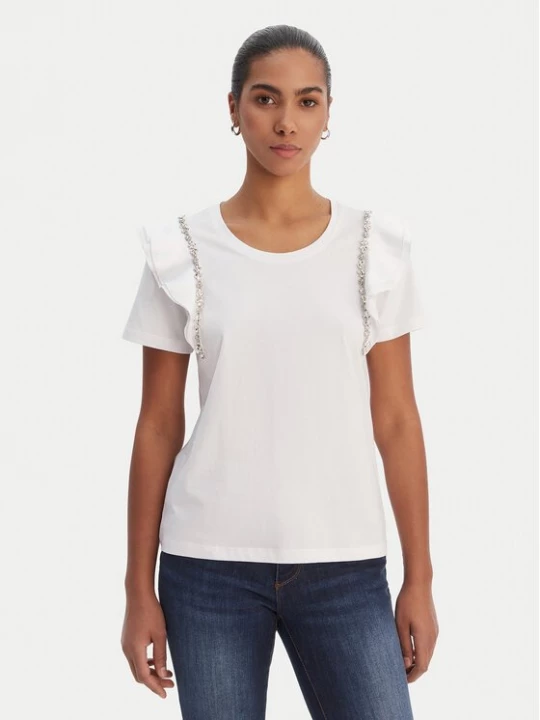 Obrázek produktu Fracomina Halenka FR26ST3039J40001 Écru Regular Fit Krémová