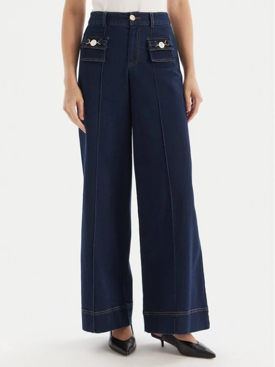 Obrázek produktu Fracomina Jeansy FS25WV3004W78201 Tmavomodrá Wide Leg