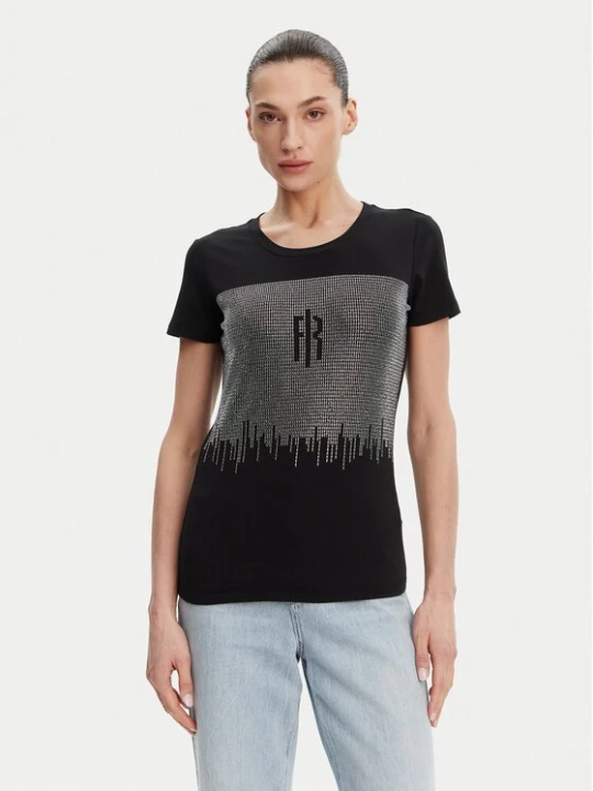 Obrázek produktu Fracomina T-Shirt FP25ST3002J449N4 Černá Regular Fit