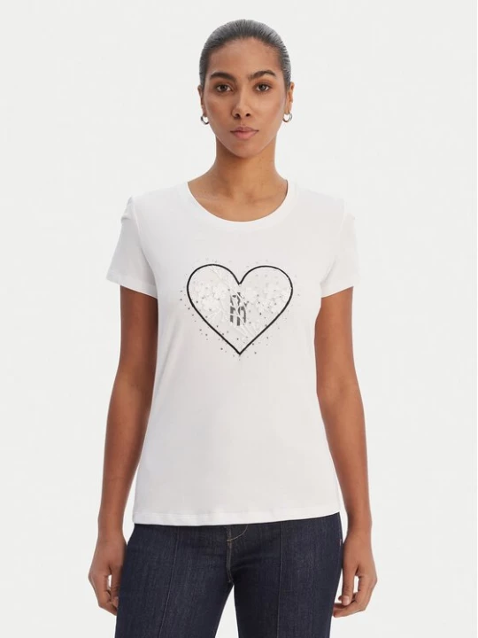 Obrázek produktu Fracomina T-Shirt FR26ST3002J401N5 Bílá Regular Fit