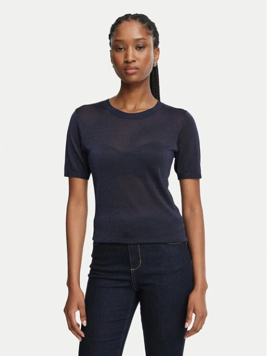 Obrázek produktu Fracomina T-Shirt FR26WT7010K490Q7 Tmavomodrá Regular Fit