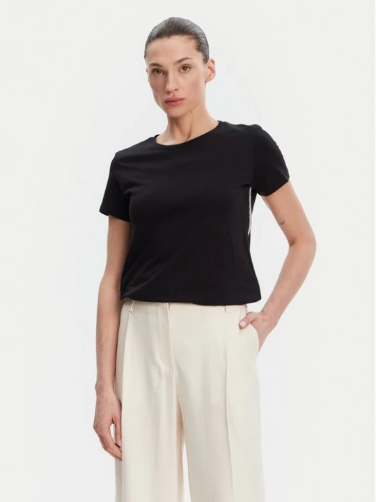 Obrázek produktu Fracomina T-Shirt FS25ST3002J400G5 Černá Regular Fit