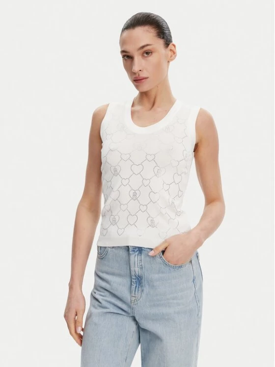 Obrázek produktu Fracomina Top FR25ST4003K414R9 Écru Regular Fit Krémová