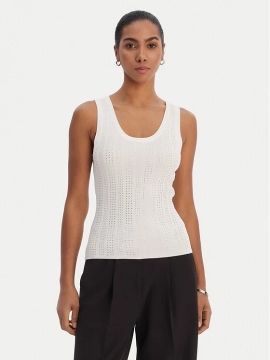 Obrázek produktu Fracomina Top FR26ST4005K524R9 Écru Slim Fit Krémová