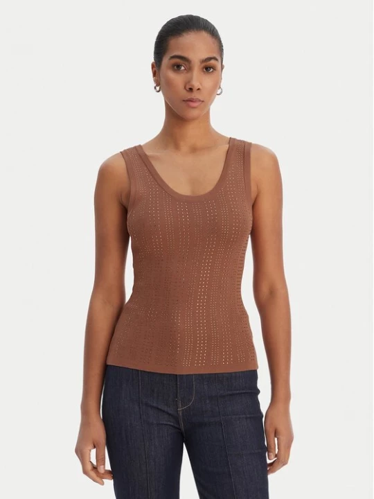Obrázek produktu Fracomina Top FR26ST4005K524R9 Hnědá Slim Fit