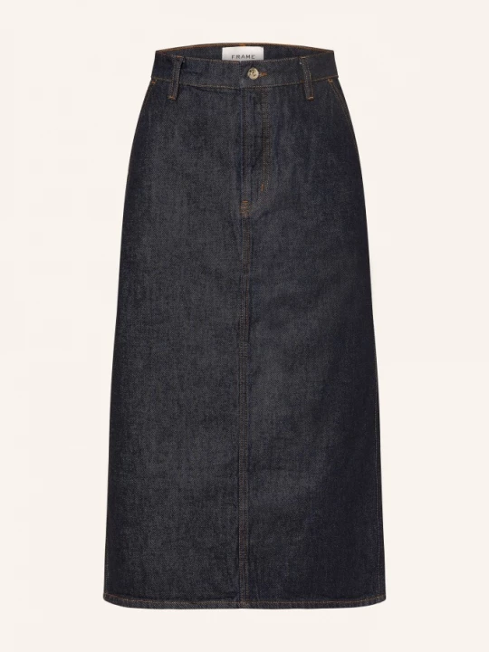 Obrázek produktu Frame Džínová Sukně The Trouser Skirt tmavě modrá