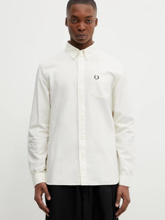 Obrázek produktu Fred Perry Bavlněná košile béžová