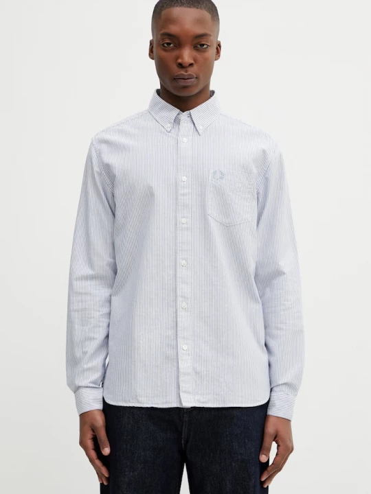 Obrázek produktu Fred Perry Bavlněná košile Fred Perry modrá