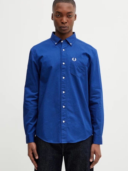 Obrázek produktu Fred Perry Bavlněná košile Fred Perry modrá