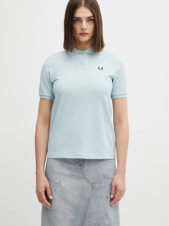 Obrázek produktu Fred Perry Bavlněné polo tričko Fred Perry modrá