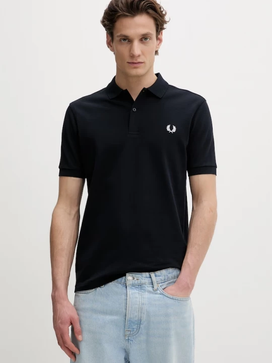 Obrázek produktu Fred Perry Bavlněné polo tričko Fred Perry námořnická modř
