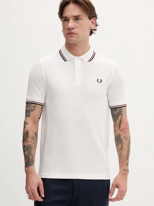 Obrázek produktu Fred Perry Bavlněné polo tričko Fred Perry Twin Tipped Shirt