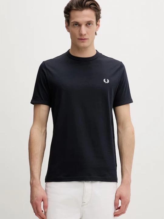 Obrázek produktu Fred Perry Bavlněné tričko námořnická modř
