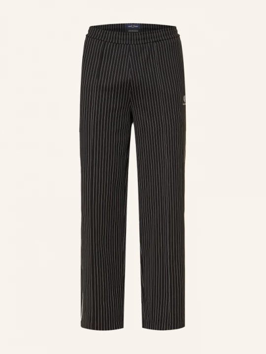 Obrázek produktu Fred Perry Kalhoty Ve Stylu Joggingových Kalhot Regular Fit černá / bílá