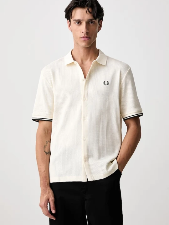 Obrázek produktu Fred Perry košile pánská bavlněná béžová