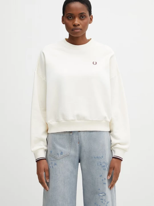 Obrázek produktu Fred Perry mikina dámská bavlněná béžová