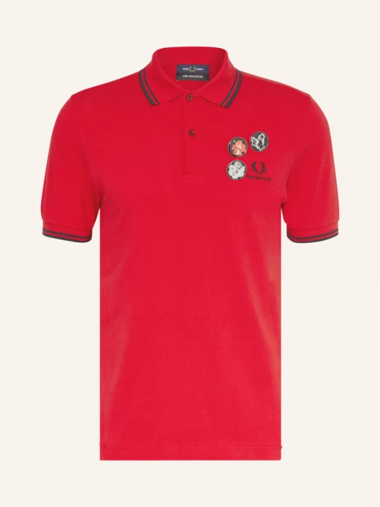Obrázek produktu Fred Perry Piqué Polokošile červená