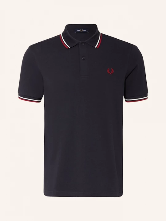 Obrázek produktu Fred Perry Piqué Polokošile tmavě modrá / tmavě červená
