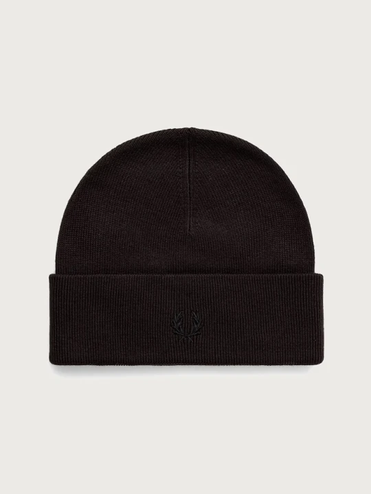 Obrázek produktu Fred Perry pletená čepice s vlnou hnědá