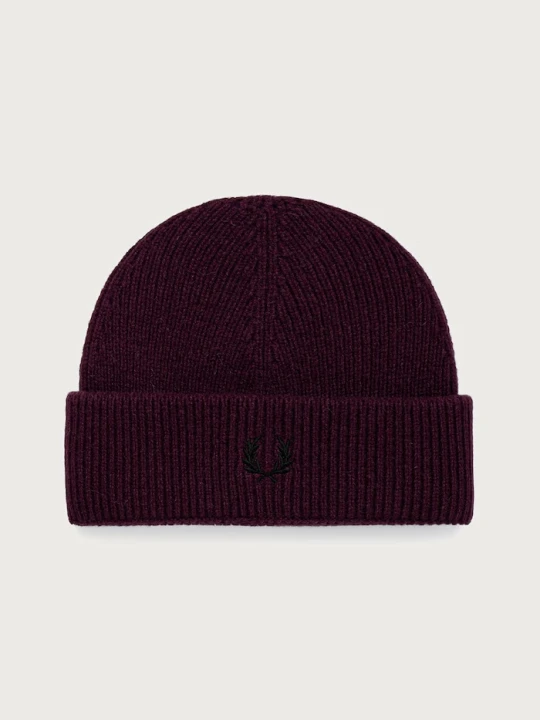 Obrázek produktu Fred Perry pletená čepice vlněná fialová