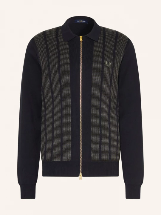 Obrázek produktu Fred Perry Pletený Svetr černá / světle zelená