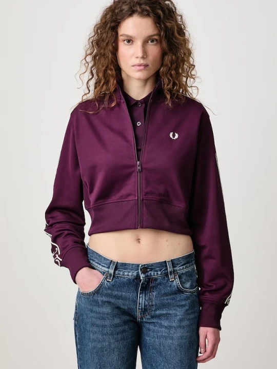 Obrázek produktu Fred Perry rozepínací mikina dámská fialová