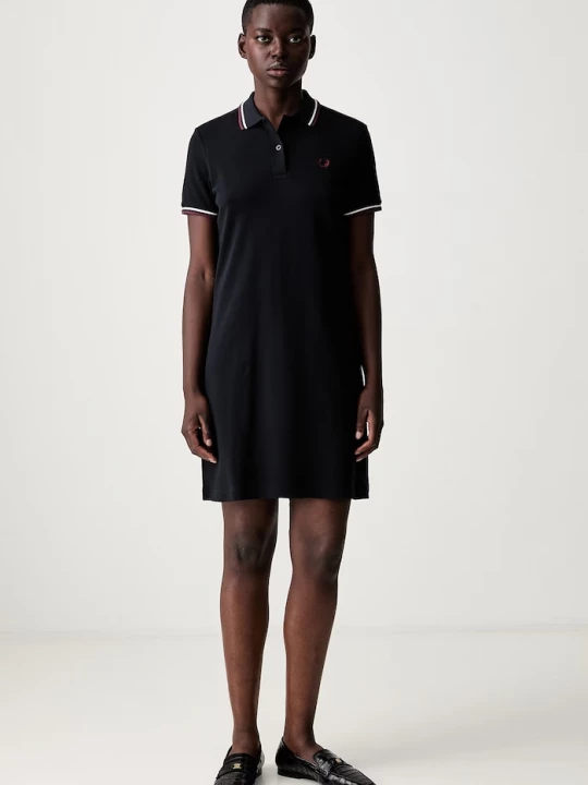 Obrázek produktu Fred Perry šaty bavlněné s elastanem námořnická modř