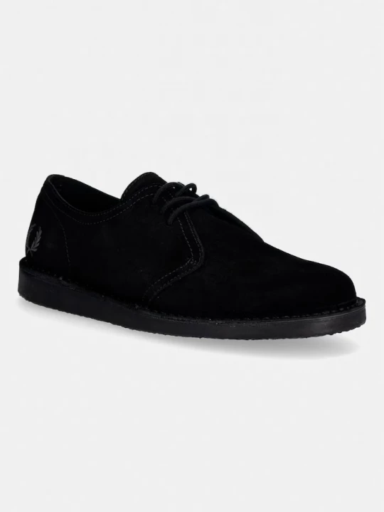 Obrázek produktu Fred Perry Semišové polobotky Fred Perry černá