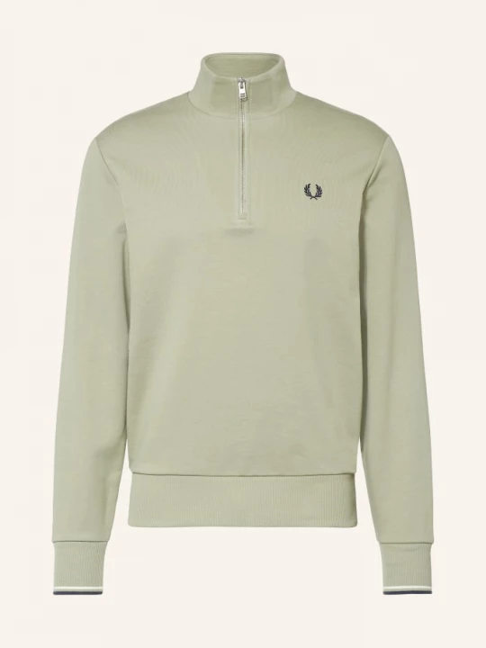 Obrázek produktu Fred Perry Sweat-Troyer světle zelená / tmavě modrá / bílá
