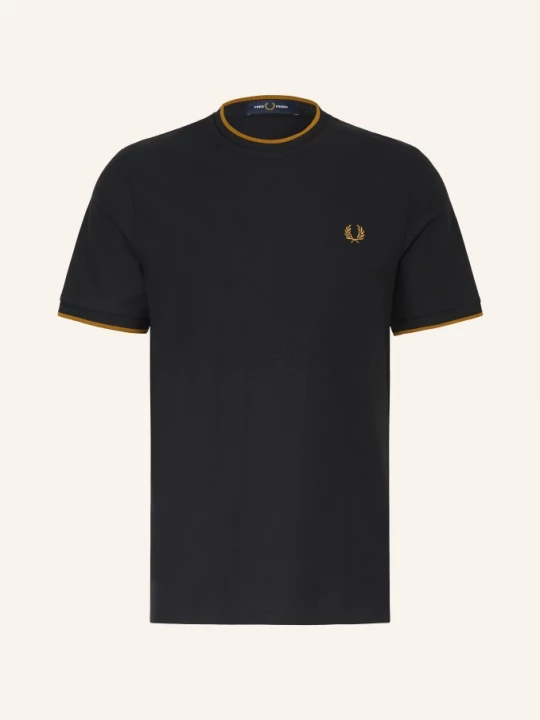 Obrázek produktu Fred Perry Tričko černá / hnědá