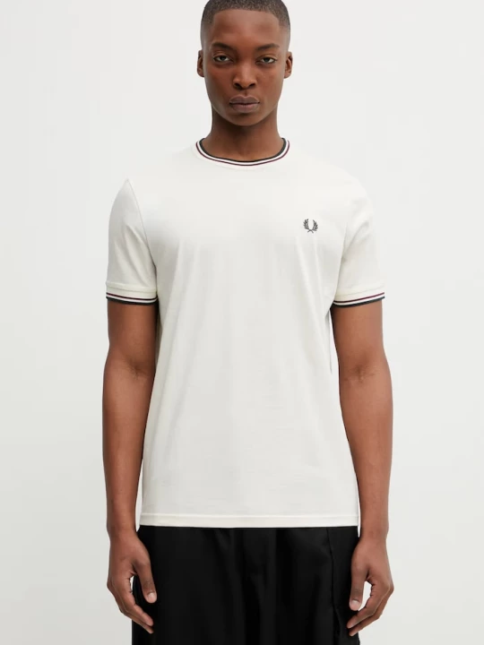 Obrázek produktu Fred Perry tričko pánské bavlněné béžová