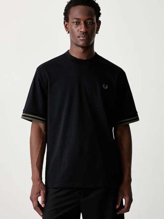 Obrázek produktu Fred Perry tričko pánské bavlněné černá