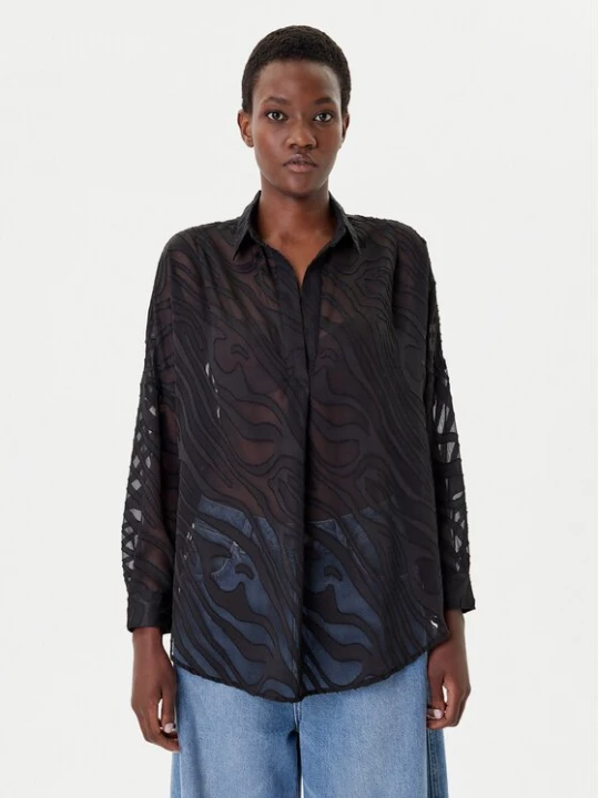 Obrázek produktu French Connection Halenka 72NZR Černá Relaxed Fit