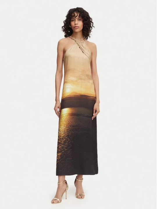 Obrázek produktu French Connection Koktejlové šaty Summer Ennis 719K9 Béžová Slim Fit