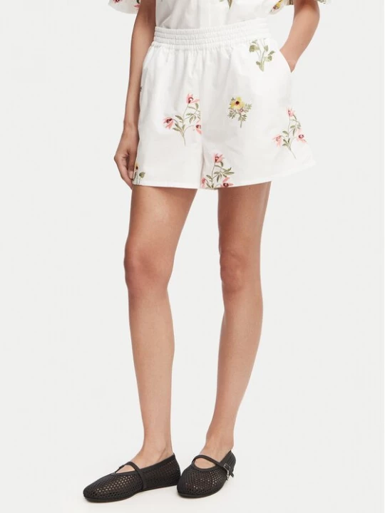 Obrázek produktu French Connection Šortky z materiálu Alissa 799C0 Bílá Relaxed Fit