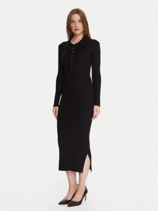 Obrázek produktu French Connection Úpletové šaty 71ZJB Černá Slim Fit