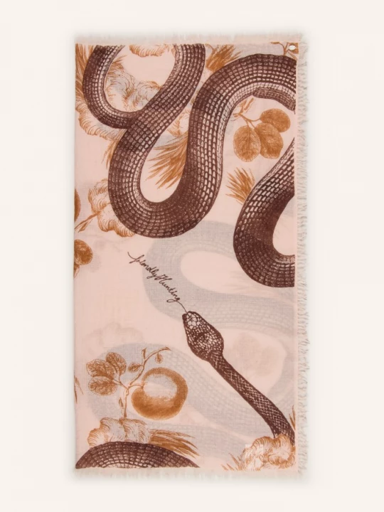 Obrázek produktu Friendly Hunting Kašmírový Šátek světle růžová / velbloudí / tmavě hnědá