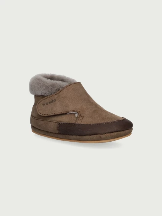 Obrázek produktu Froddo boty kojenecké kožené BAREFOOT FURRY WALK hnědá