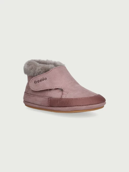 Obrázek produktu Froddo boty kojenecké kožené BAREFOOT FURRY WALK růžová
