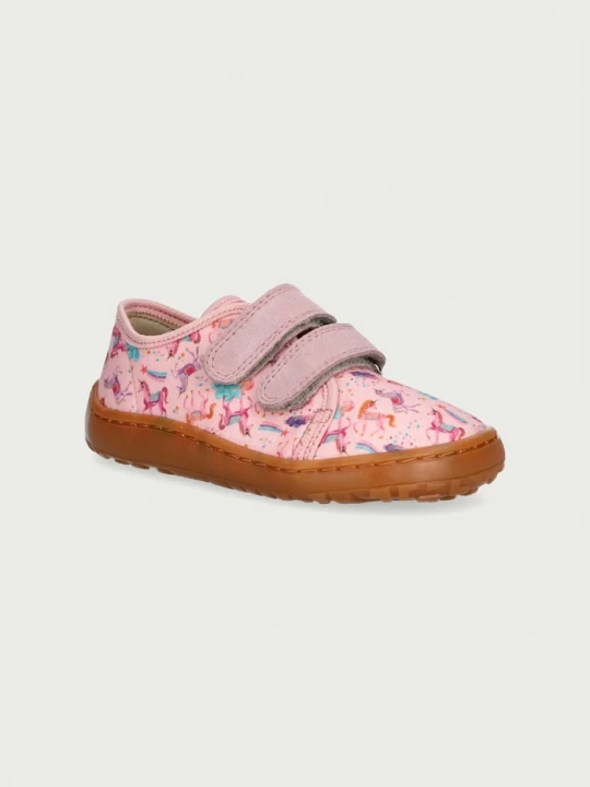 Obrázek produktu Froddo Pantofle dětské BAREFOOT CANVAS růžová