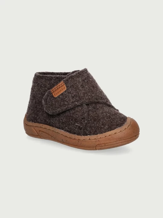 Obrázek produktu Froddo Pantofle dětské MINNI WOOLY hnědá